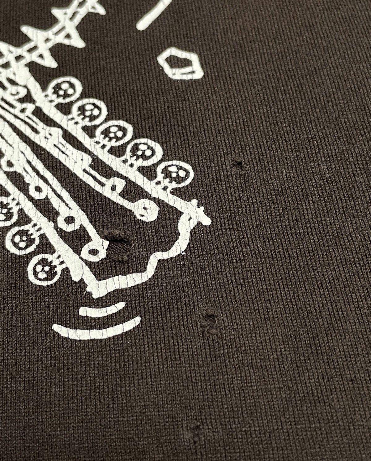 Number (N)ine Rare Design Vintage Number Nine Smashed Guitar T-shirt 2000s Size US XL / EU 56 / 4 - 10 Thumbnail