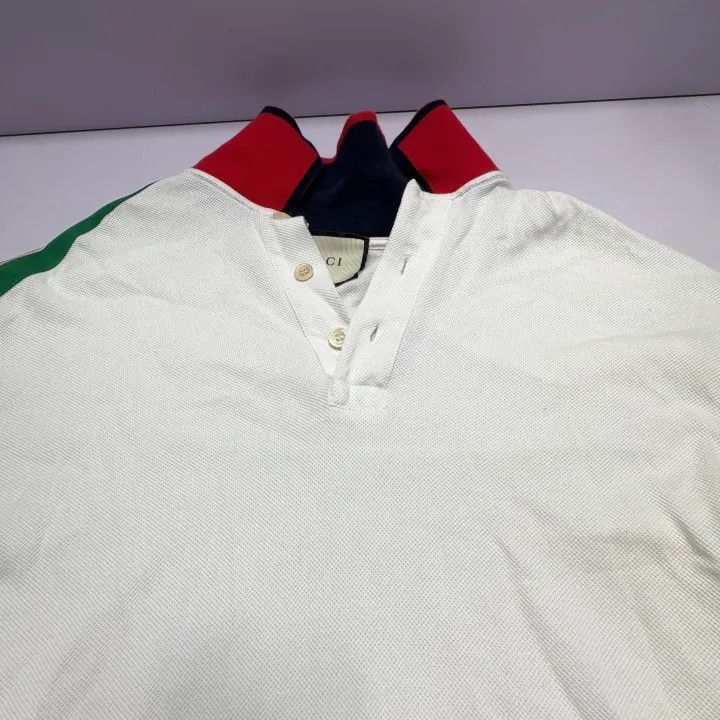 Gucci Gucci Gucci Classic Logo Long Sleeve Polo Shirt -2506 Size US S / EU 44-46 / 1 - 3 Thumbnail