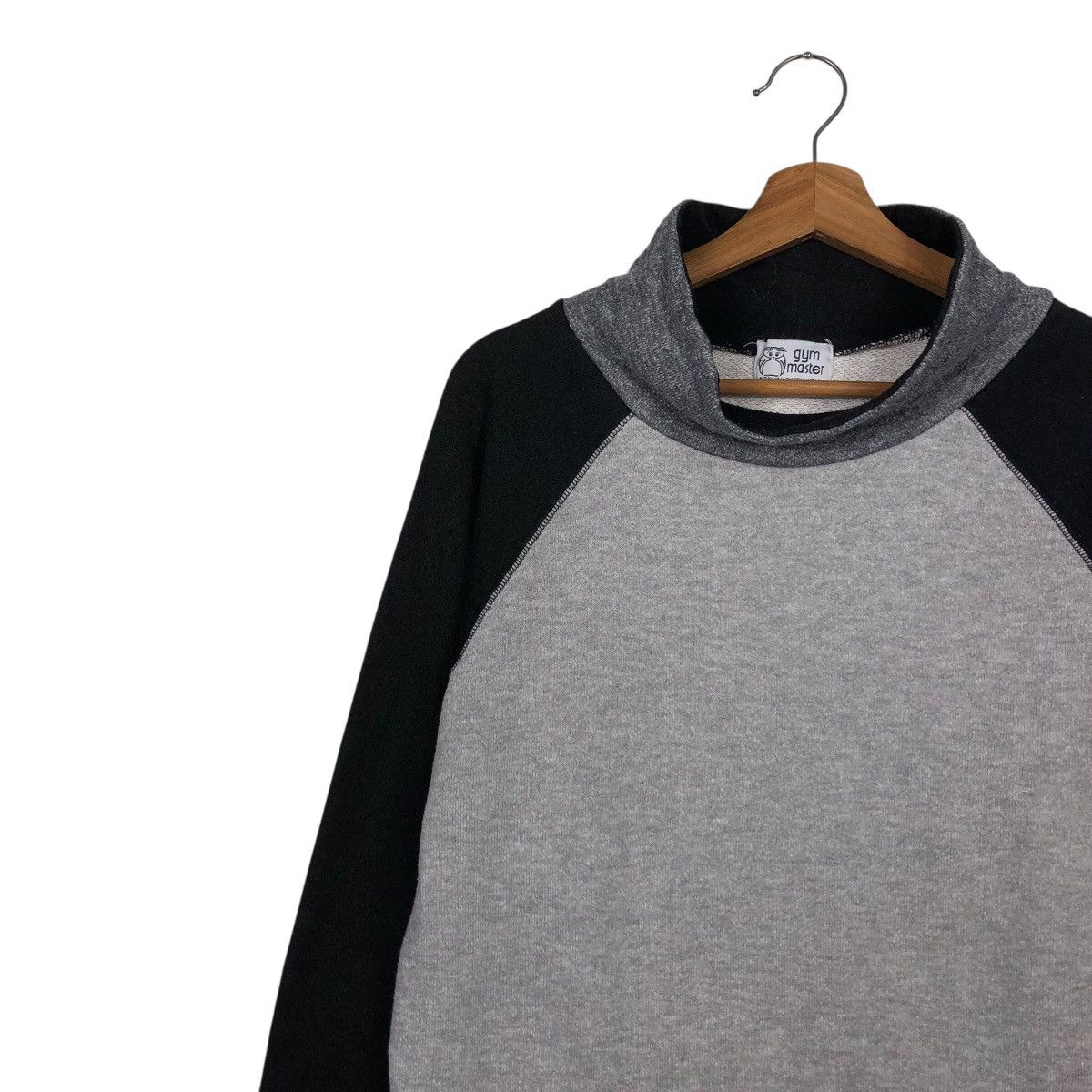 Hysteric Glamour 📌Rich Grey Two Tone Hoodie Pull Over Biker Gym Master Size US L / EU 52-54 / 3 - 8 Thumbnail