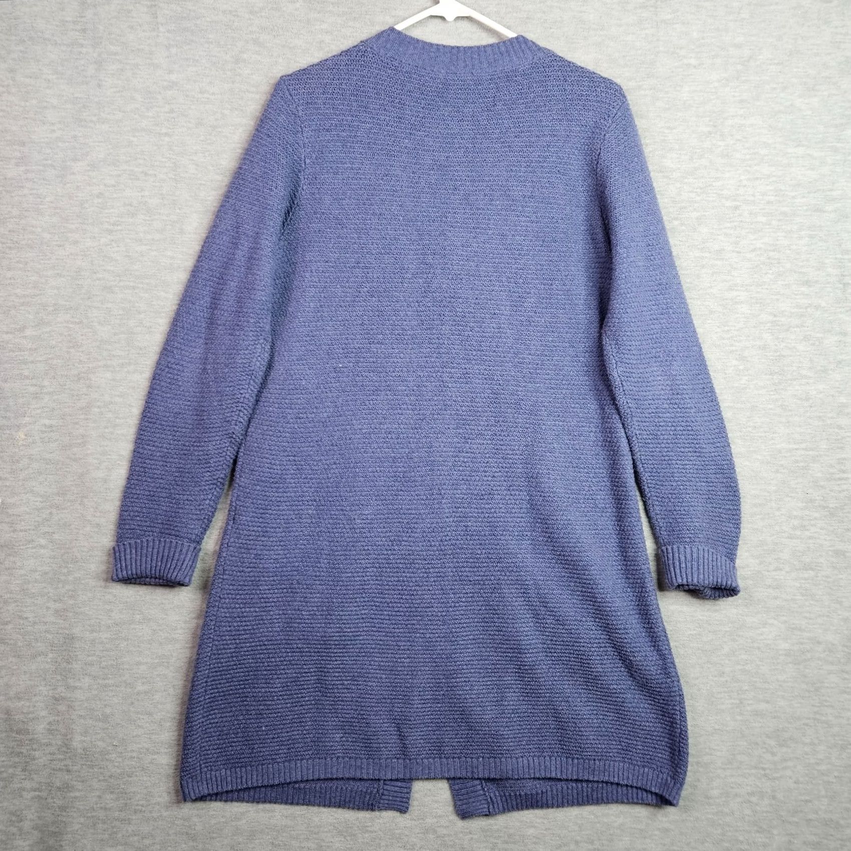 J. Jill J.Jill Blue Knit Button Front Pockets Cardigan Sweater Women’s Size S Size S / US 4 / IT 40 - 2 Thumbnail