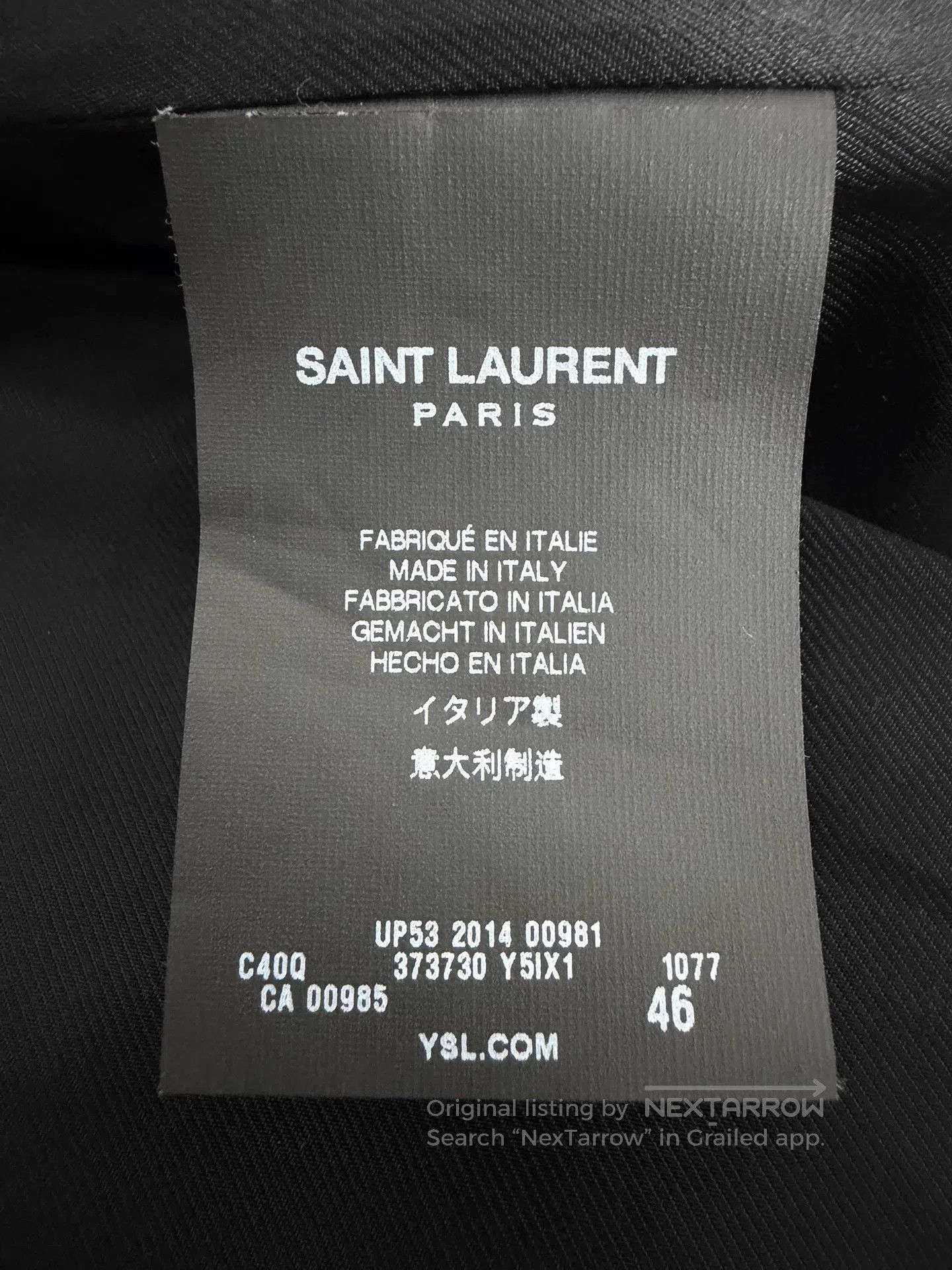Saint Laurent Paris Brown Patchwork Leather Jacket Size S. Size US S / EU 44-46 / 1 - 5 Thumbnail