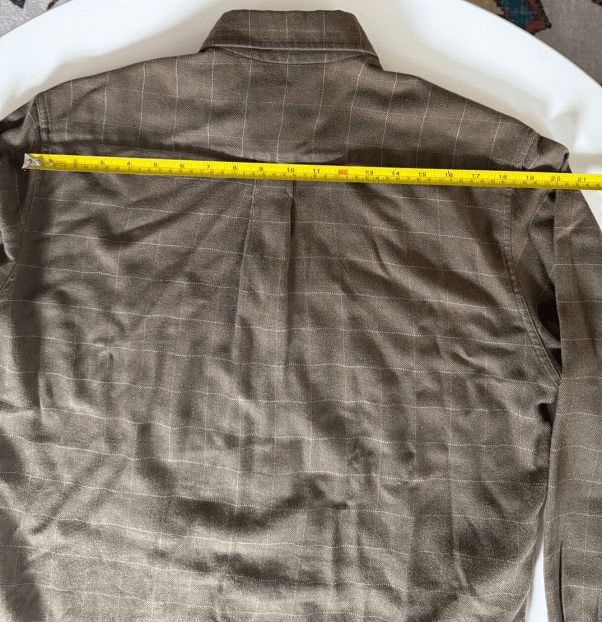 Ermenegildo Zegna Ermenegildo Zegna Button Down Shirt Brown White Men Size S Size US S / EU 44-46 / 1 - 6 Thumbnail