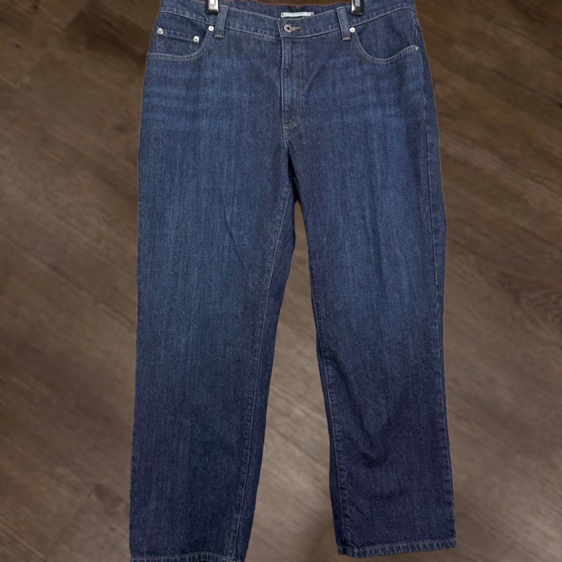Vintage L.L. Bean Straight Jeans Mens 38X29 Blue Classic Fit Denim 5 Pocket Regular Inseam 29 Size US 38 / EU 54 - 1 Thumbnail