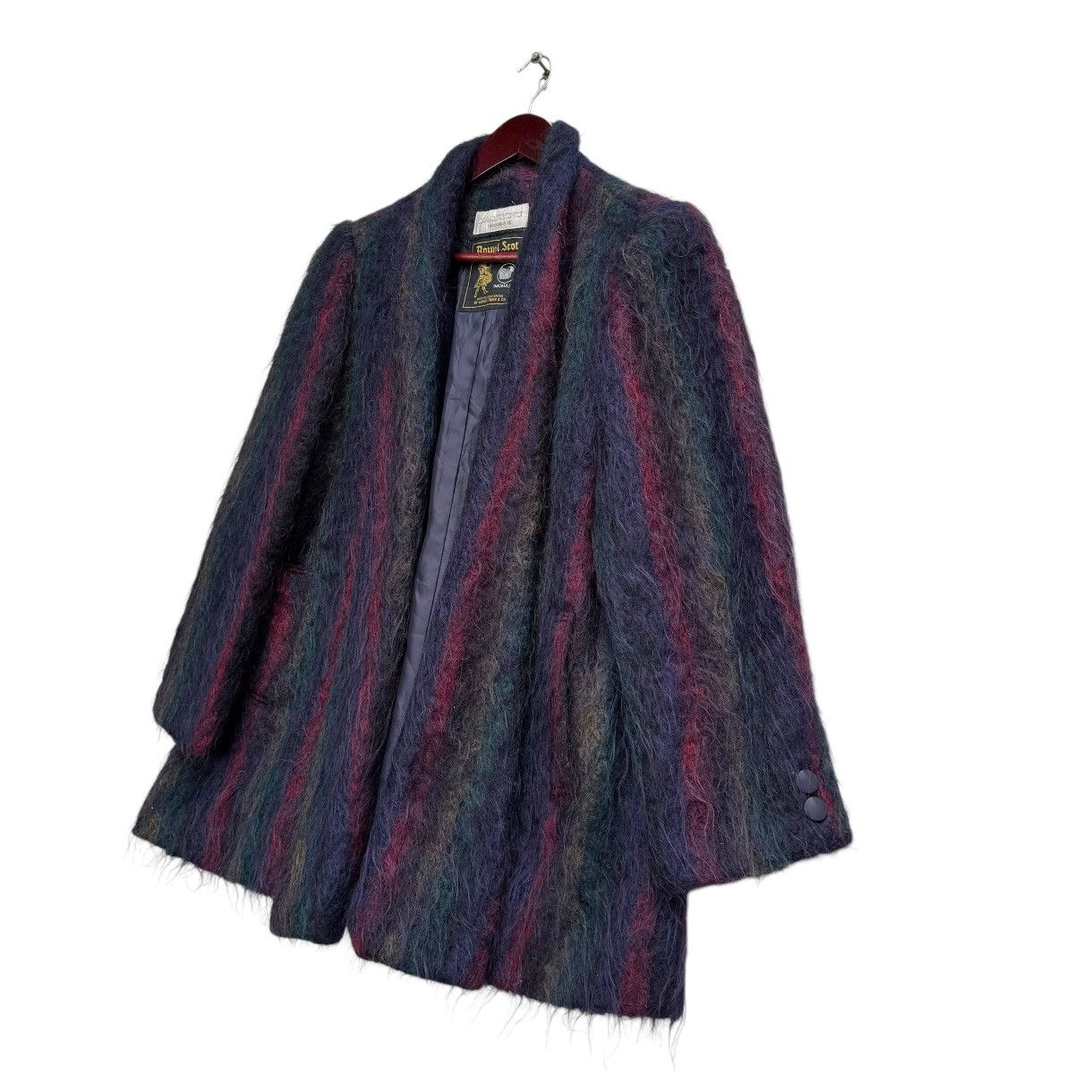 Designer × Vintage Royal Scot Mohair By Samuel Tweed For Kaoryinu Tokyo Coat Size US L / EU 52-54 / 3 - 3 Thumbnail