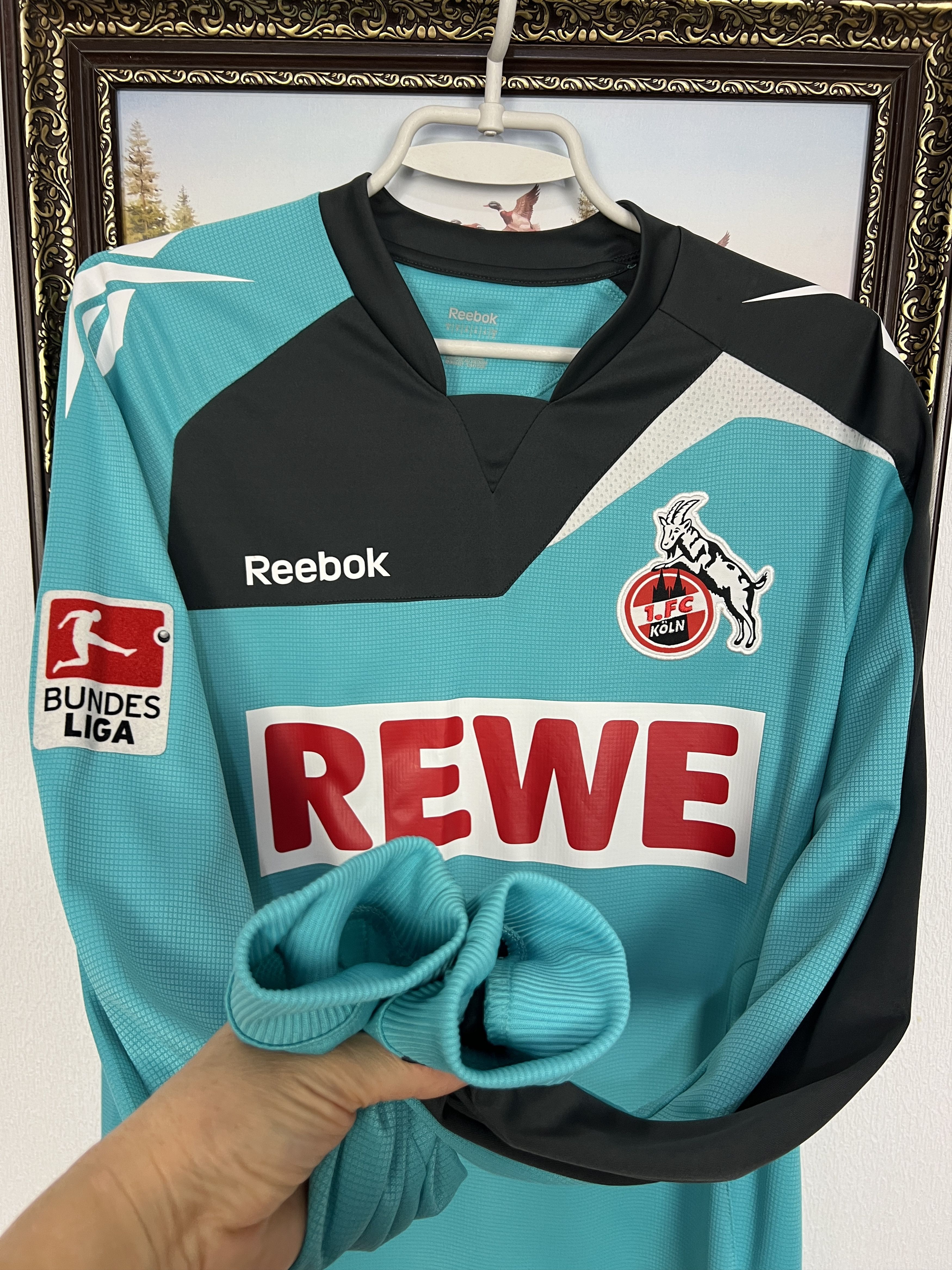 Reebok Koln Goalkeeper football shirt Soccer #1 Rensing Jersey Size US S / EU 44-46 / 1 - 6 Thumbnail