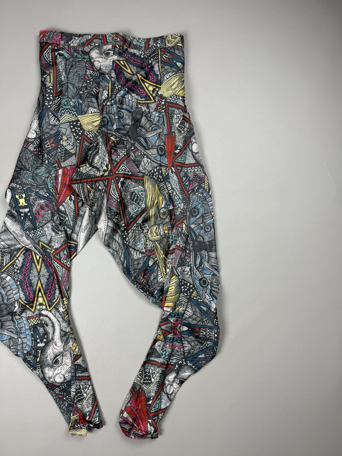 V AVE SHOE REPAIR V Ave Shoe Repair Avantgarde Abstract Pattern Pants Trousers Size 25" / US 0 / IT 36 - 17 Thumbnail