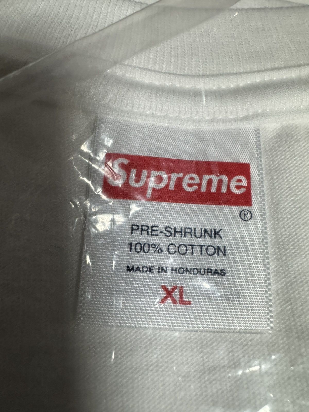 Supreme Supreme tape tee Size US XL / EU 56 / 4 - 5 Thumbnail