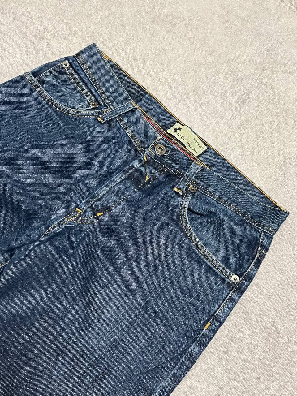 Celio Vintage Celio Regular Fit Men`s Navy Blue Jeans Denin Size US 32 / EU 48 - 3 Thumbnail