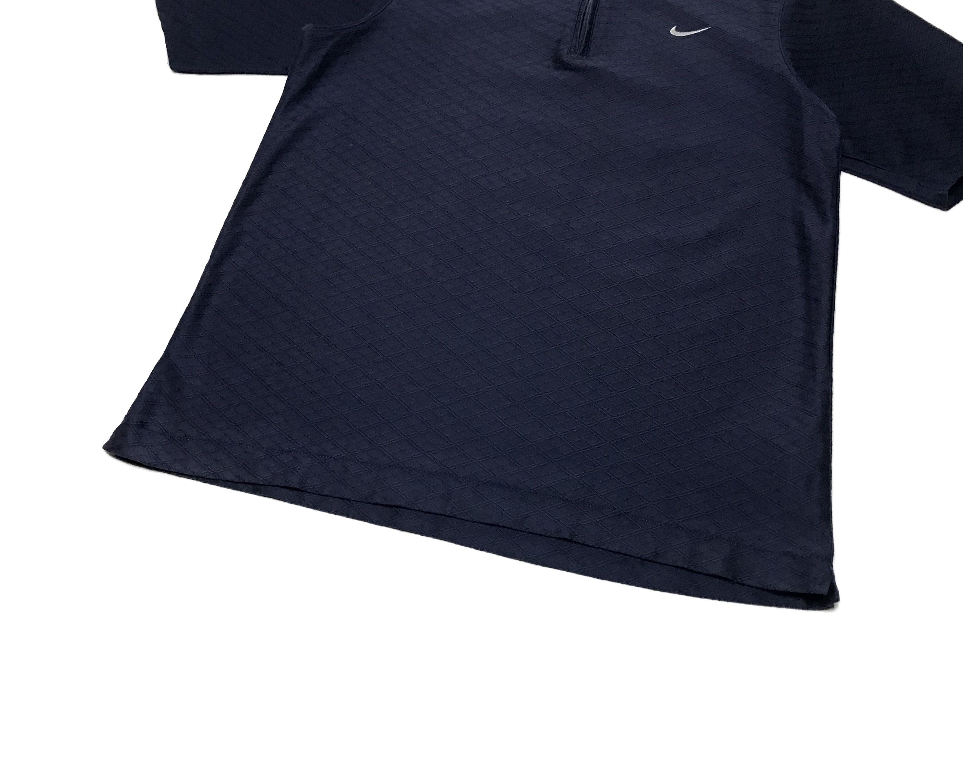 Nike Nike Tiger Woods Vintage Golf Polo 1/3 Zip Navy Size US S / EU 44-46 / 1 - 4 Thumbnail