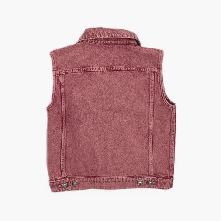 Dior Dior SS22 Pink Sleeveless Denim Jacket 0079-2507 Size S / US 4 / IT 40 - 3 Thumbnail