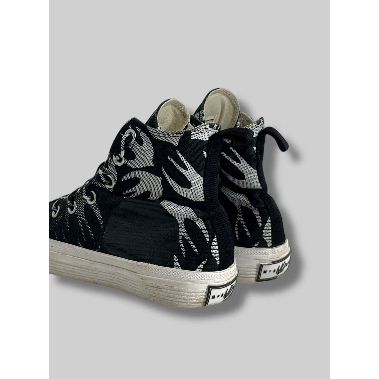 Alexander McQueen Alexander McQueen Mcq Swallow High-top Sneakers Shirt Men White EU37 US6.5 UK4 Logo Cotton Upper Sneaker Casual Vintage: No Mens Size US 5 / EU 37 - 3 Thumbnail