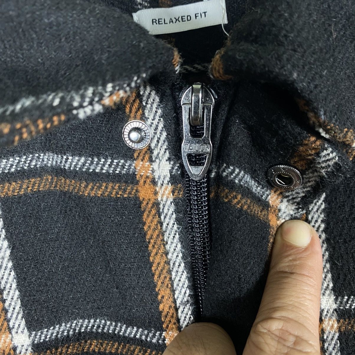 Zara Zara Relaxed Plaid Wool Zipper/Button Shirt Jacket XL Size Size US XL / EU 56 / 4 - 8 Thumbnail