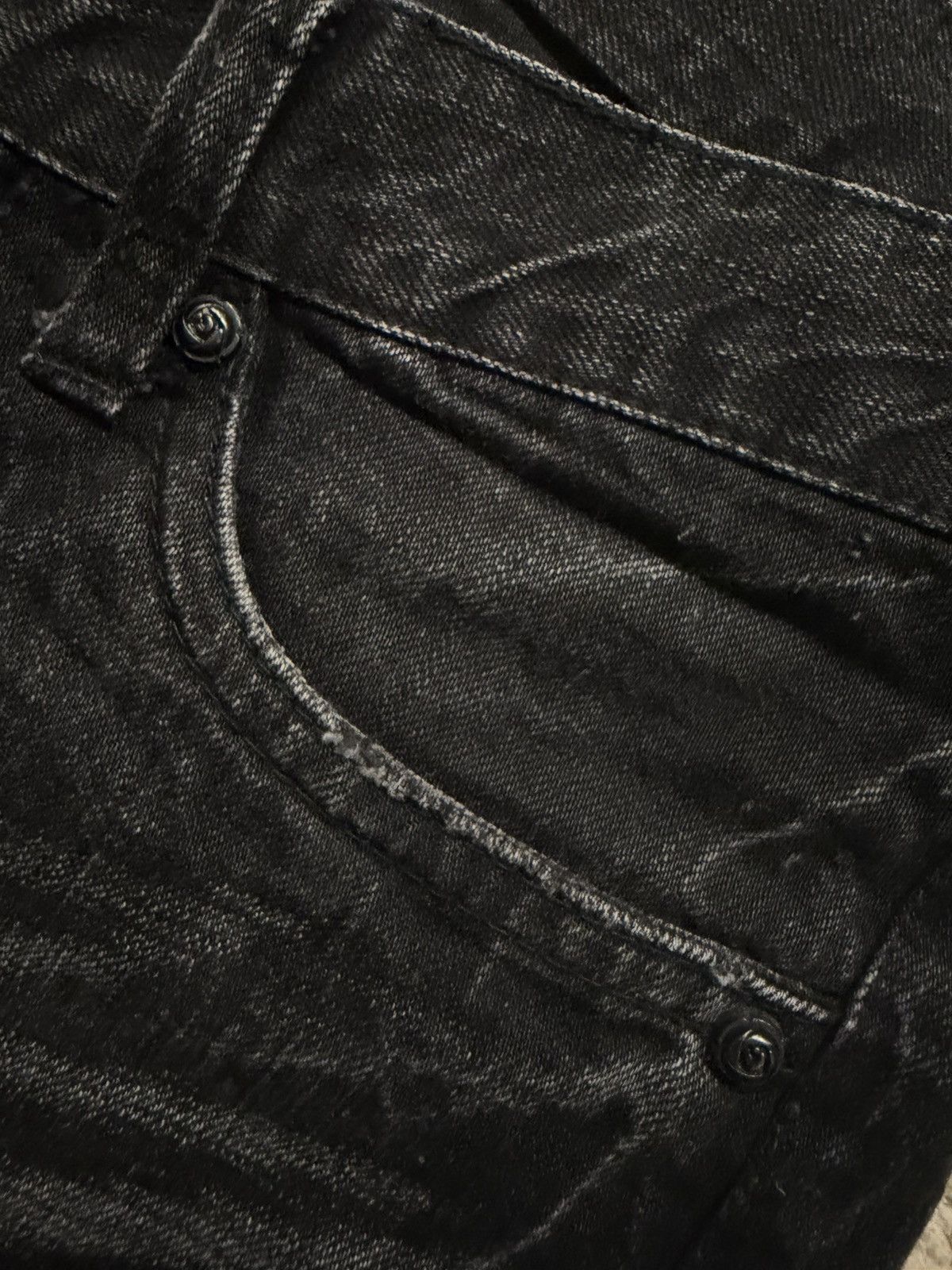 GOSTAR DE FUGA Fuga - Curve Leg Flared Distressed Denim Size US 33 - 7 Thumbnail