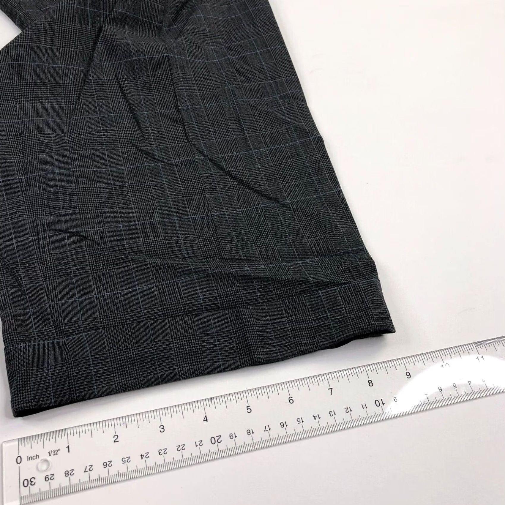Brooks Brothers Brooks Brothers Madison BrooksCool Wool Pants Gray Plaid 45R W40 37W 29.5L Dress Pants Belt Loops Button Front Regular Men Size US 37 - 5 Thumbnail