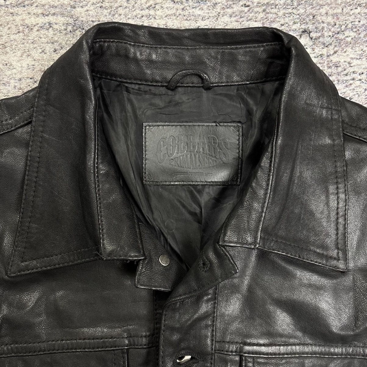 JACKROSE Archive Collars - Skull Button Western Leather Jacket Size US M / EU 48-50 / 2 - 8 Thumbnail