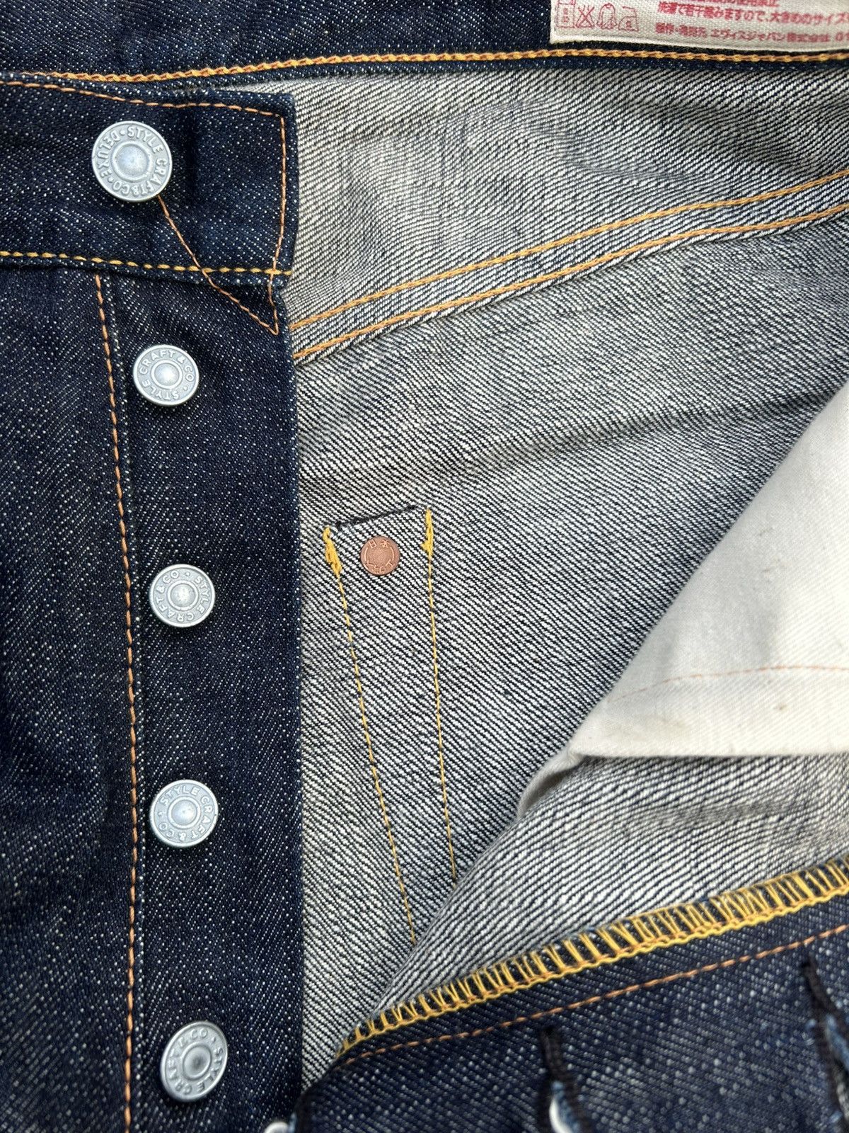 Evisu VINTAGE EVISU DAICOCK SELVEDGE MADE IN JAPAN DENIM JEANS Size US 31 - 8 Thumbnail