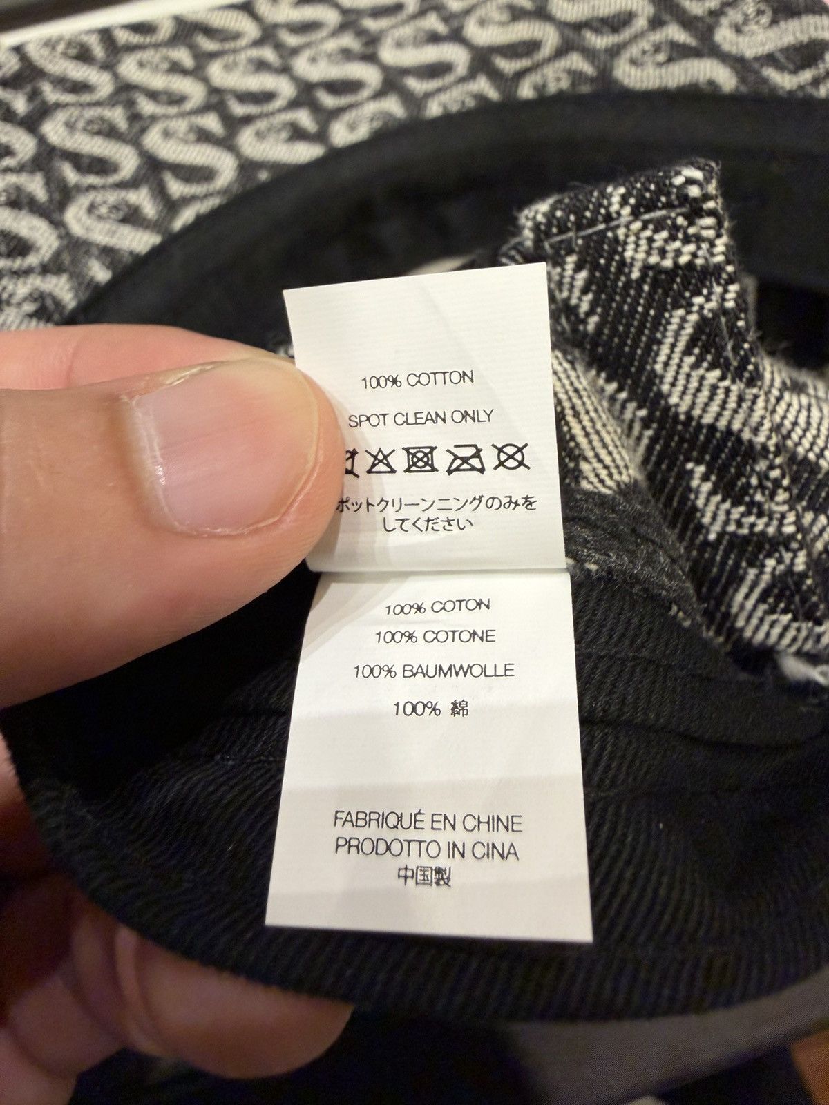 Supreme Supreme 6-Panel Monogram Denim Hat Size ONE SIZE - 4 Thumbnail