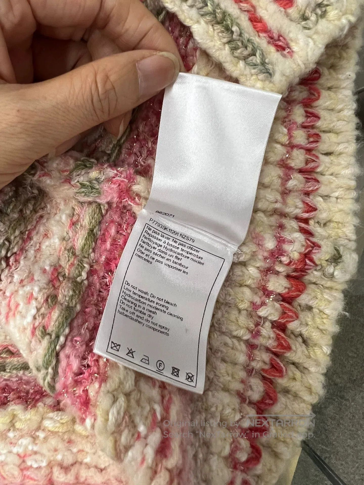 Chanel Chanel Pink Stripe Bow Knit Vest. Size S / US 4 / IT 40 - 6 Thumbnail