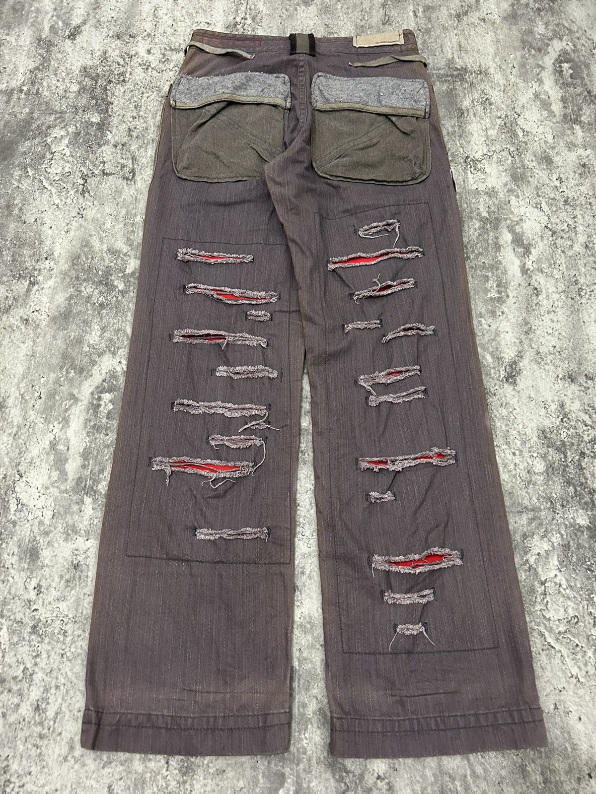 Hysteric Glamour Tough Jeans Smith Faded Distressed Pants Size US 31 - 8 Thumbnail