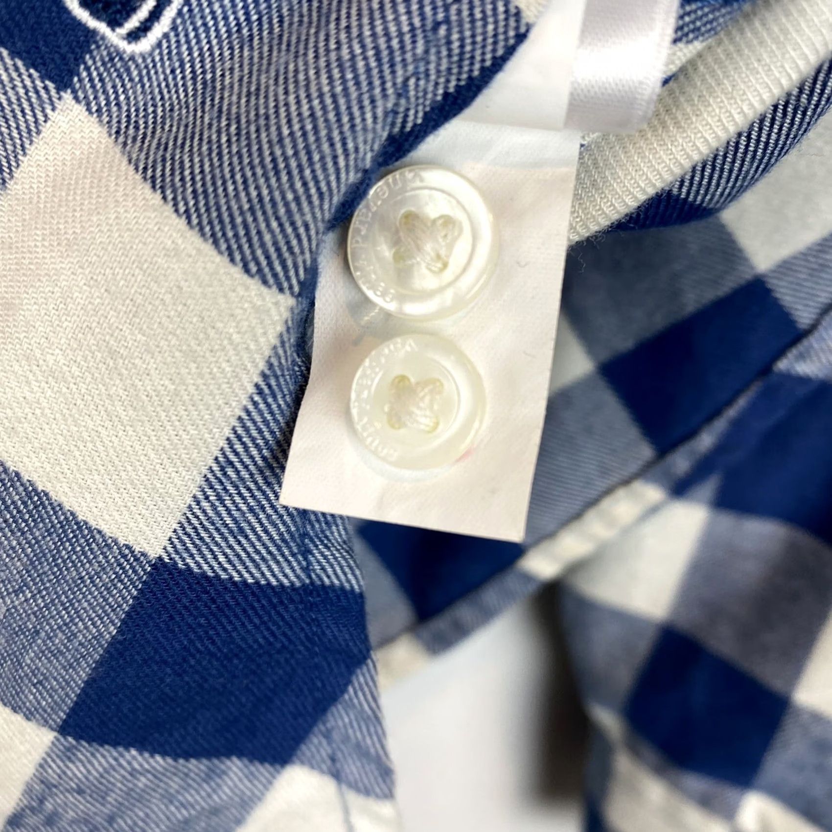 Vineyard Vines Vineyard Vines Plaid Flannel Button Up Top Women 2 Blue White Relaxed Fit Preppy Size XS / US 0-2 / IT 36-38 - 8 Thumbnail