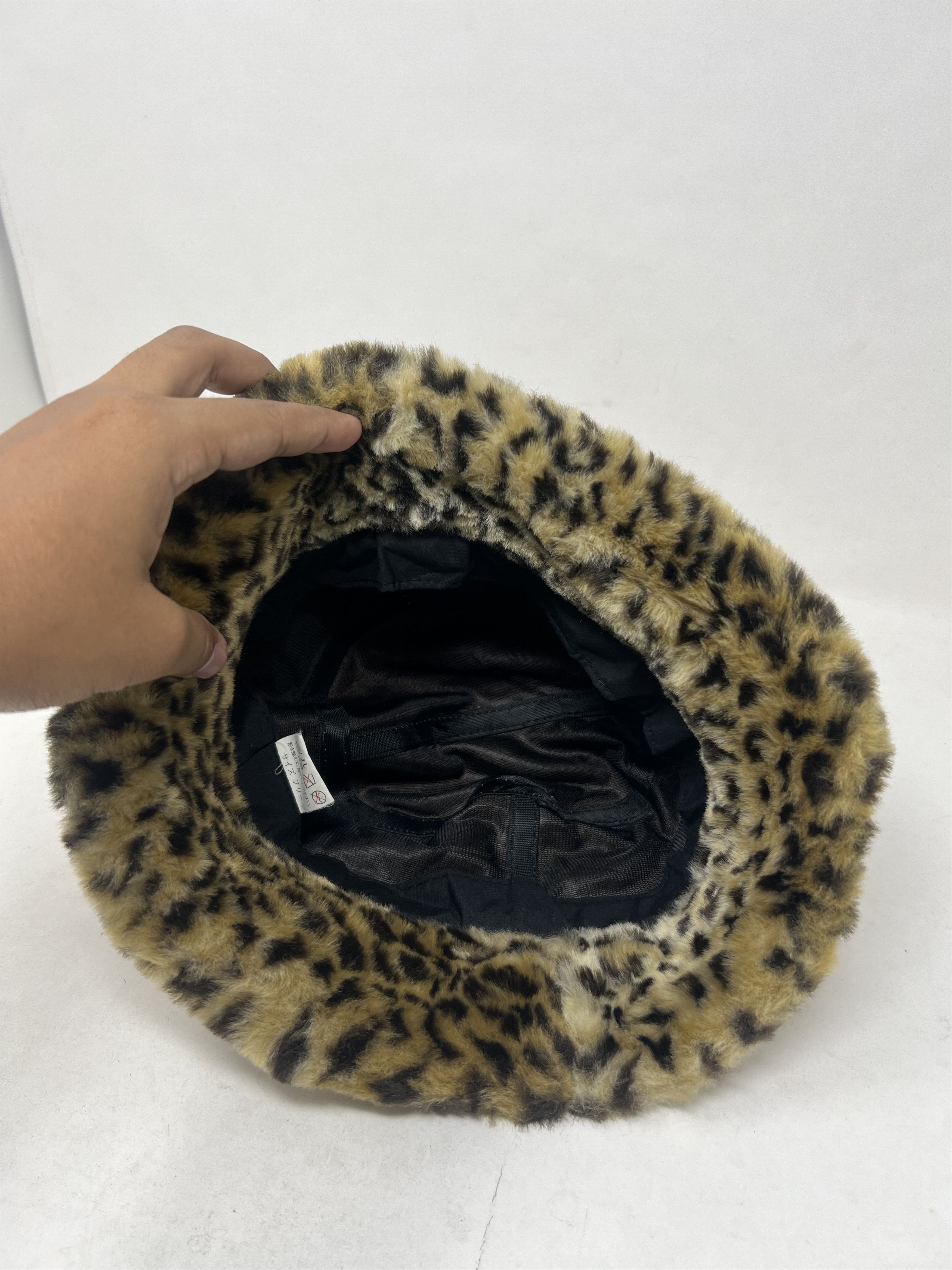 Hat Club Leopard Faux Fur Bucket Hat Size ONE SIZE - 7 Thumbnail