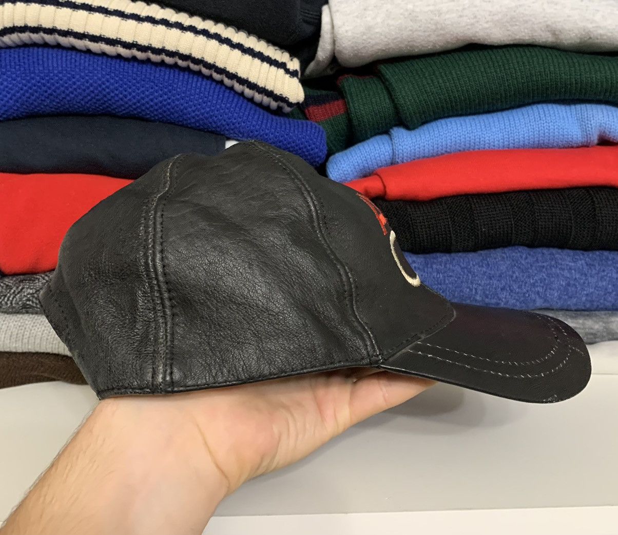 Audi Vintage Audi Leather Racing Cap Size ONE SIZE - 11 Thumbnail