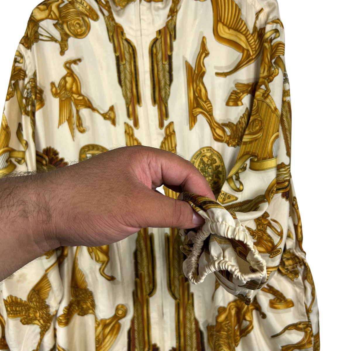 Hermes 🔥ACCEPT BINDING🔥 HERMES PARIS SILK JACKETS SIZE 40 Size US M / EU 48-50 / 2 - 13 Thumbnail