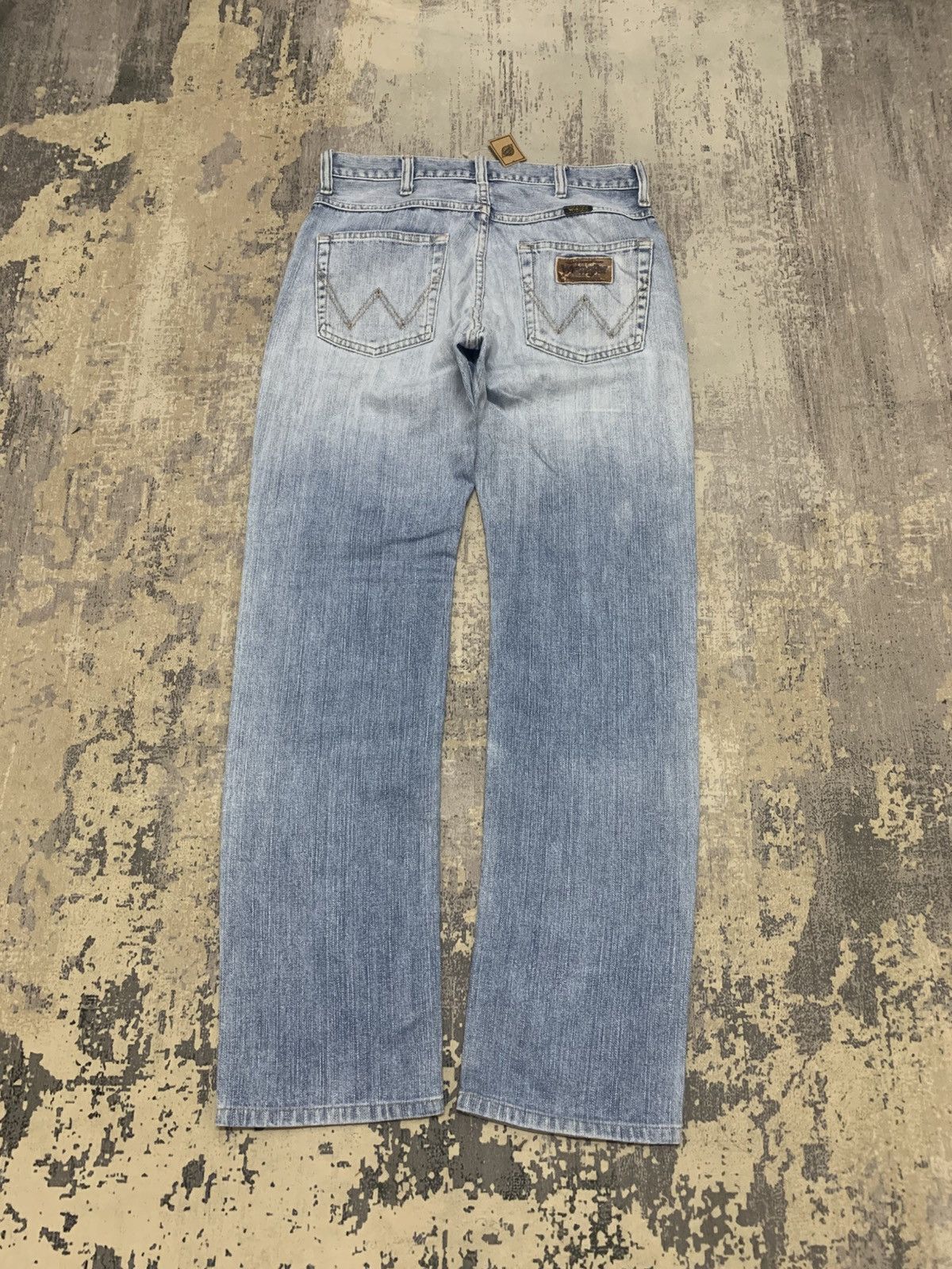 Vintage Vintage Light Wash Wrangler Jeans W31x31.5 Size US 31 - 5 Thumbnail