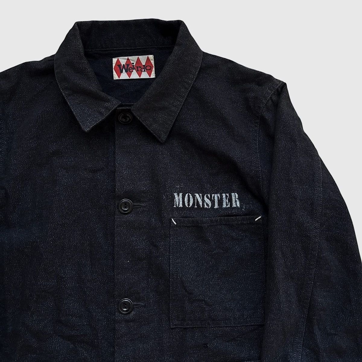 Japanese Brand Weirdo monster salt & pepper work jacket Size US M / EU 48-50 / 2 - 3 Thumbnail