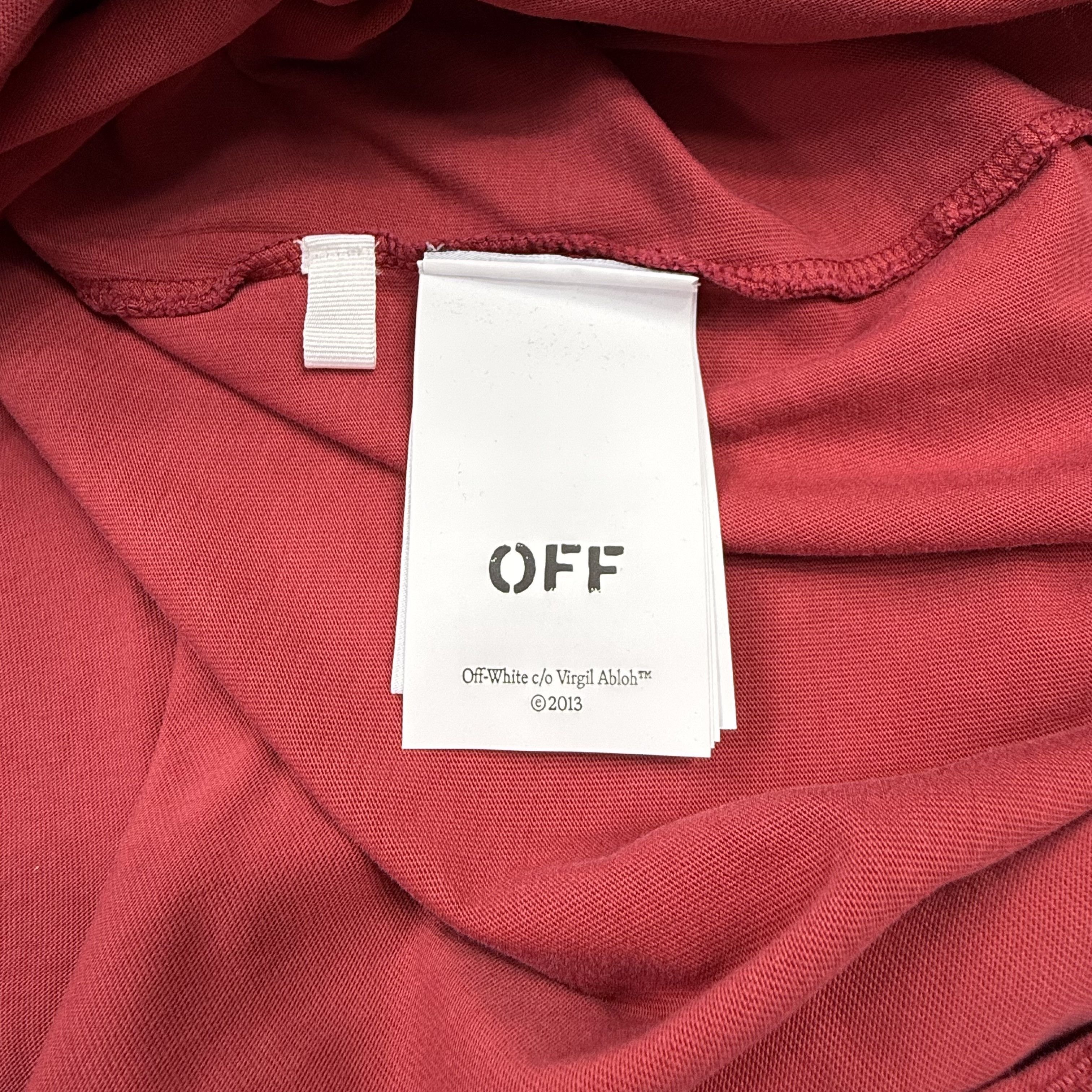 Off-White Off-White Caravaggio Graphic T-Shirt Red Oversized XL Size US XL / EU 56 / 4 - 8 Thumbnail
