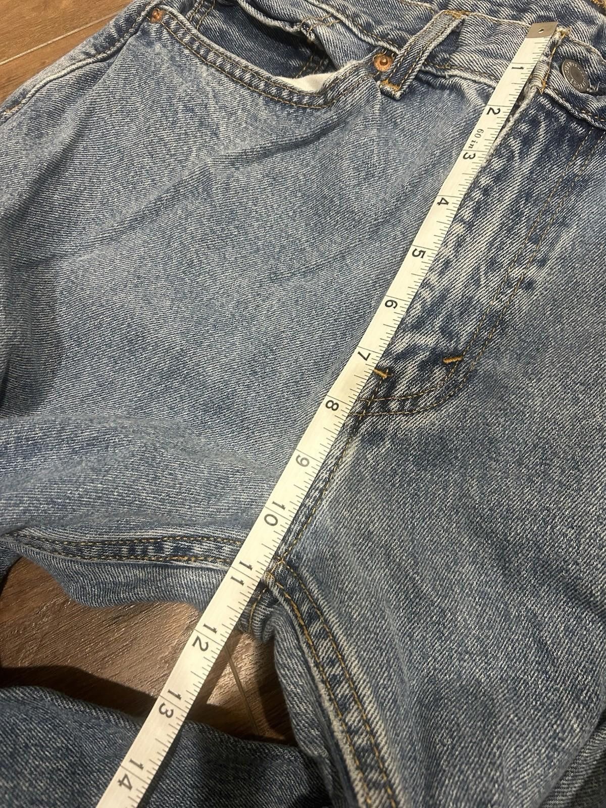 Levi's Vintage Levi's 501 Straight Leg Medium Wash Blue Jeans 31x27 Size US 31 - 7 Thumbnail