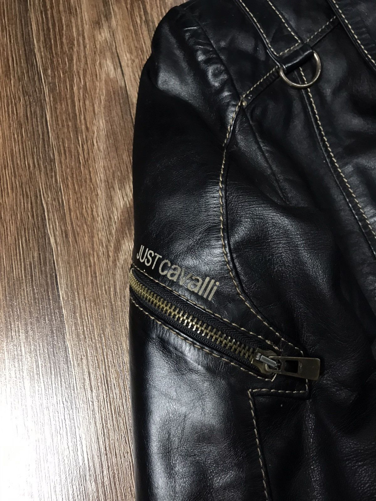 Just Cavalli Just Cavalli Leather Jacket Size S / US 4 / IT 40 - 5 Thumbnail