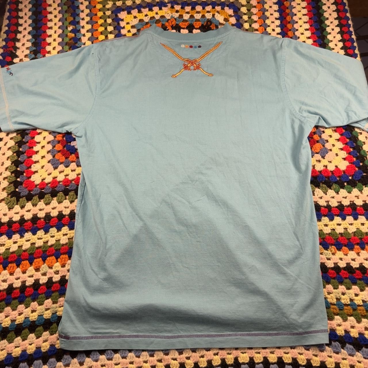 Coogi Vintage COOGI T-Shirt – Blue – Embroidered Eagle Size US XL / EU 56 / 4 - 6 Thumbnail