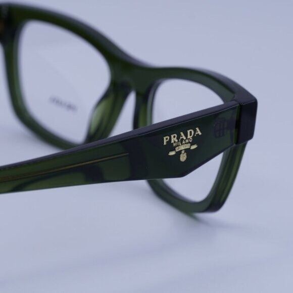 Prada Prada PRB01V 19Z1O1 Eyeglasses Transparent Bottle Green 54mm Size ONE SIZE - 6 Thumbnail