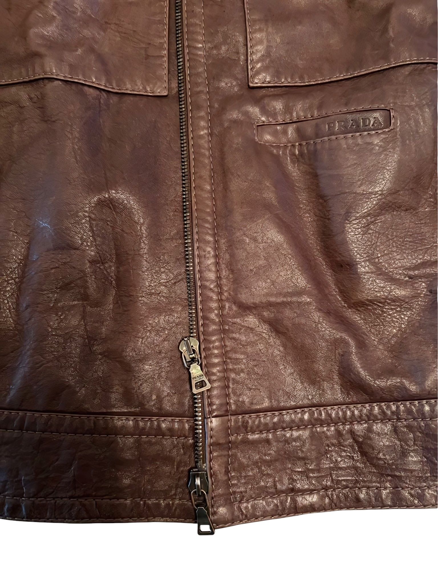 Prada F/W 2005 LEATHER JACKET Size US M / EU 48-50 / 2 - 8 Thumbnail