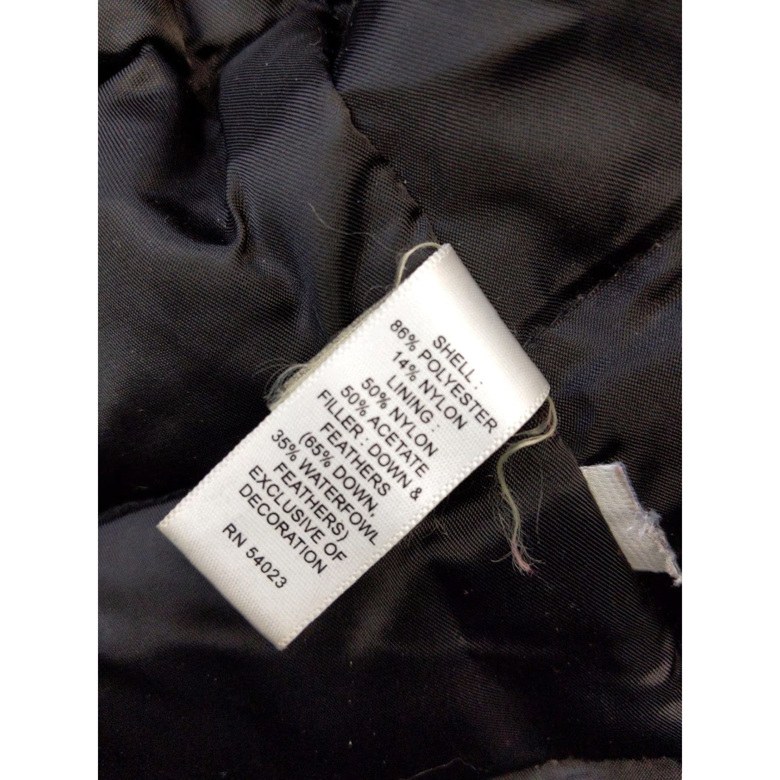 Banana Republic VINTAGE Banana Republic Parka Coat XS Black Down Insulated Hooded Fur Trim Lined Womens Size XS / US 0-2 / IT 36-38 - 5 Thumbnail