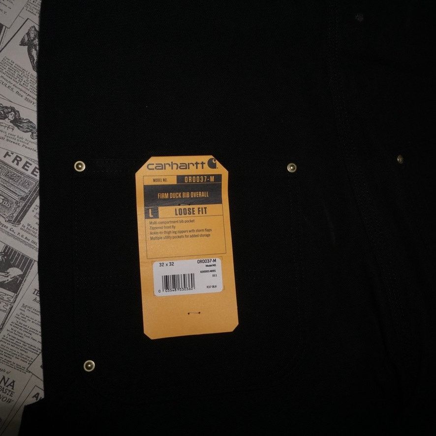 Carhartt 32x32 -Vintage Y2K DS Carhartt workwear double knee overalls Size US 32 / EU 48 - 6 Thumbnail