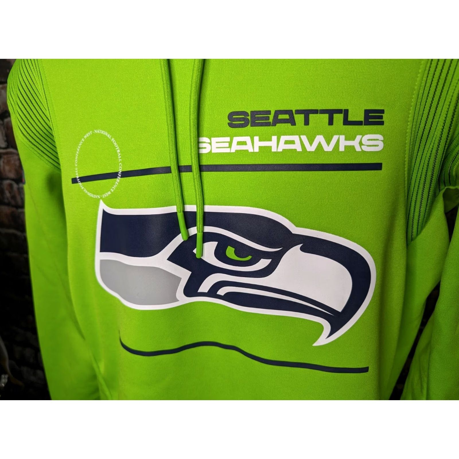 Nike Nike Hoodie Adult Small Green Seattle Seahawks Dri-Fit On-Field Sideline NFL Football SweatShirt Mens Size US S / EU 44-46 / 1 - 4 Thumbnail