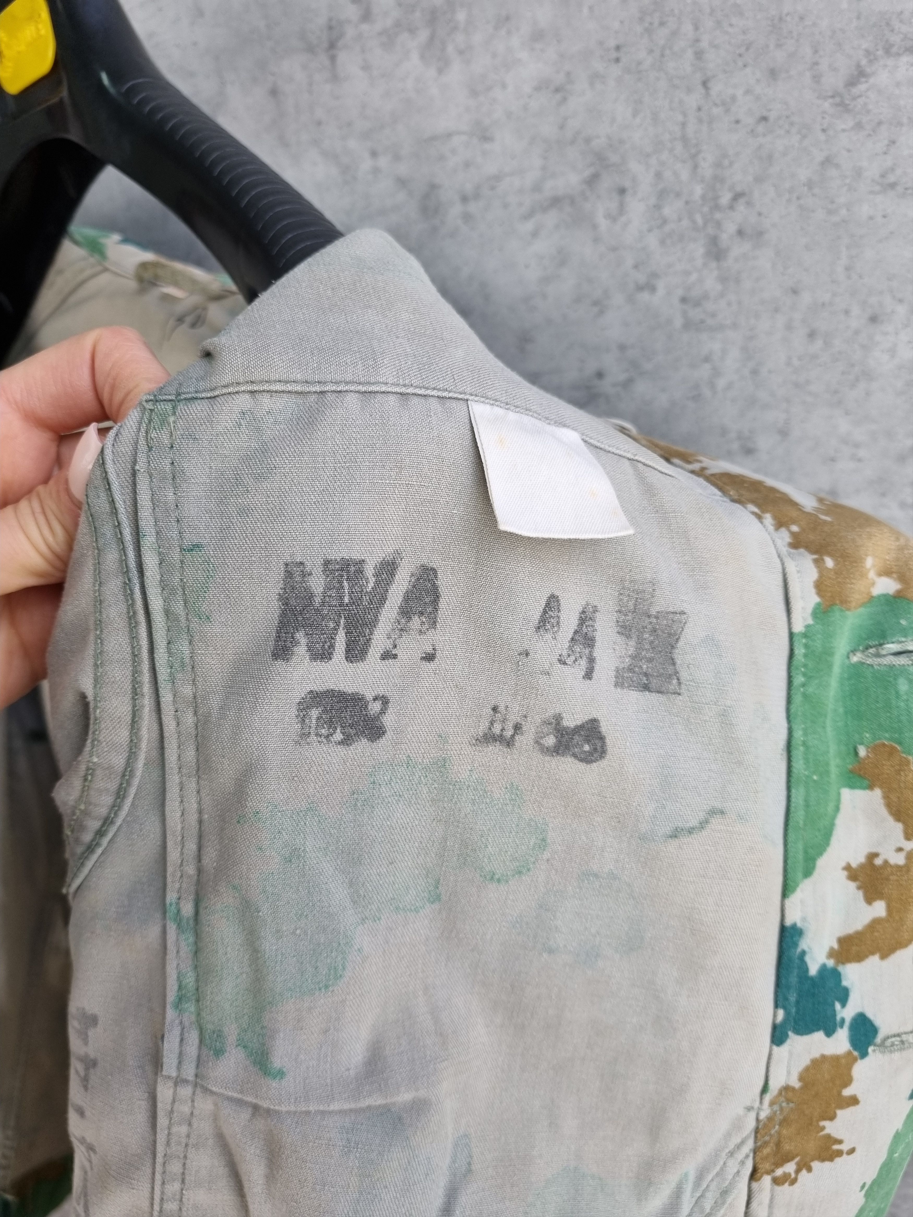 Vintage 50s East German NVA Blumentarn Camouflage Jacket Over Shirt Size US M / EU 48-50 / 2 - 10 Thumbnail