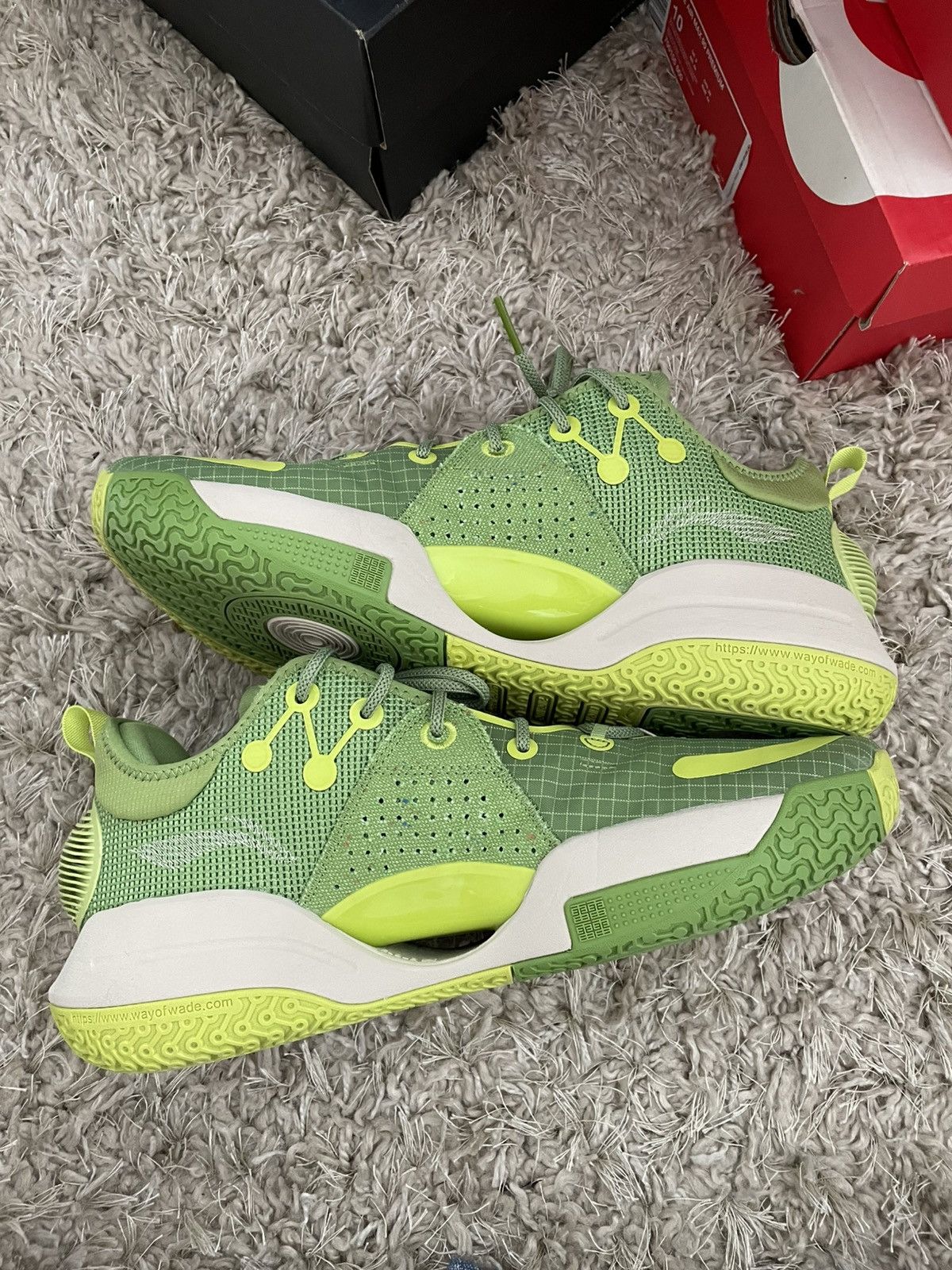 Li-Ning Li Ning Wade All City 9 V1.5 Olive Size US 13 / EU 46 - 3 Thumbnail