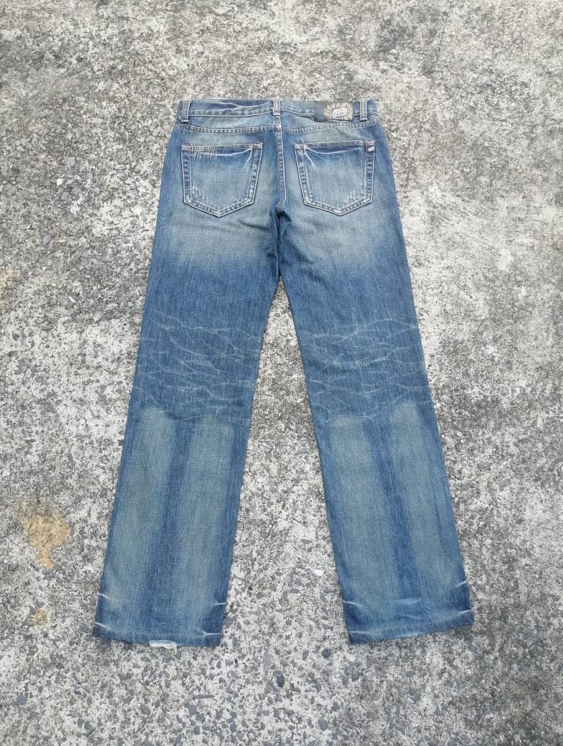 Designer Bobson Nice Design Distressed Denim Jeans Size US 33 - 5 Thumbnail