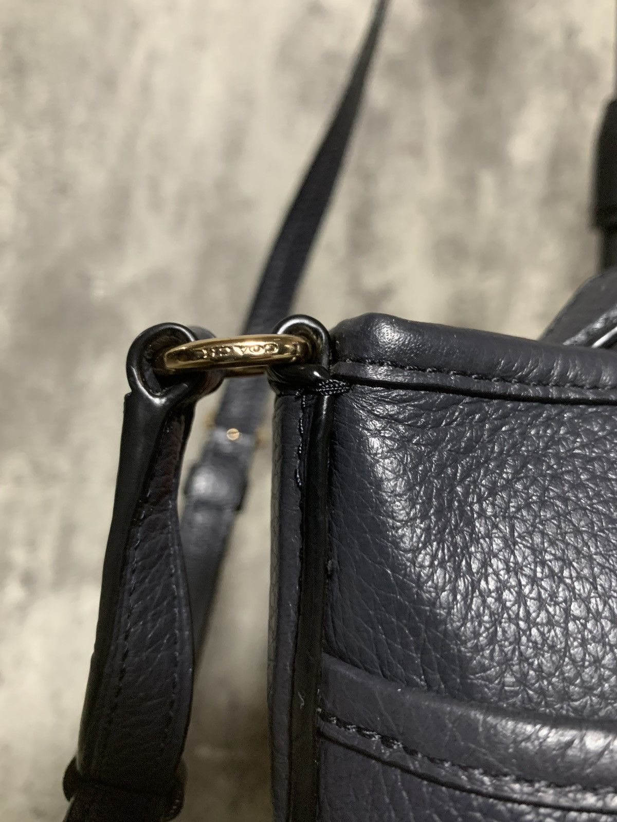 Coach COACH Leather Black Charcoal / Dark Grey Size ONE SIZE - 12 Thumbnail