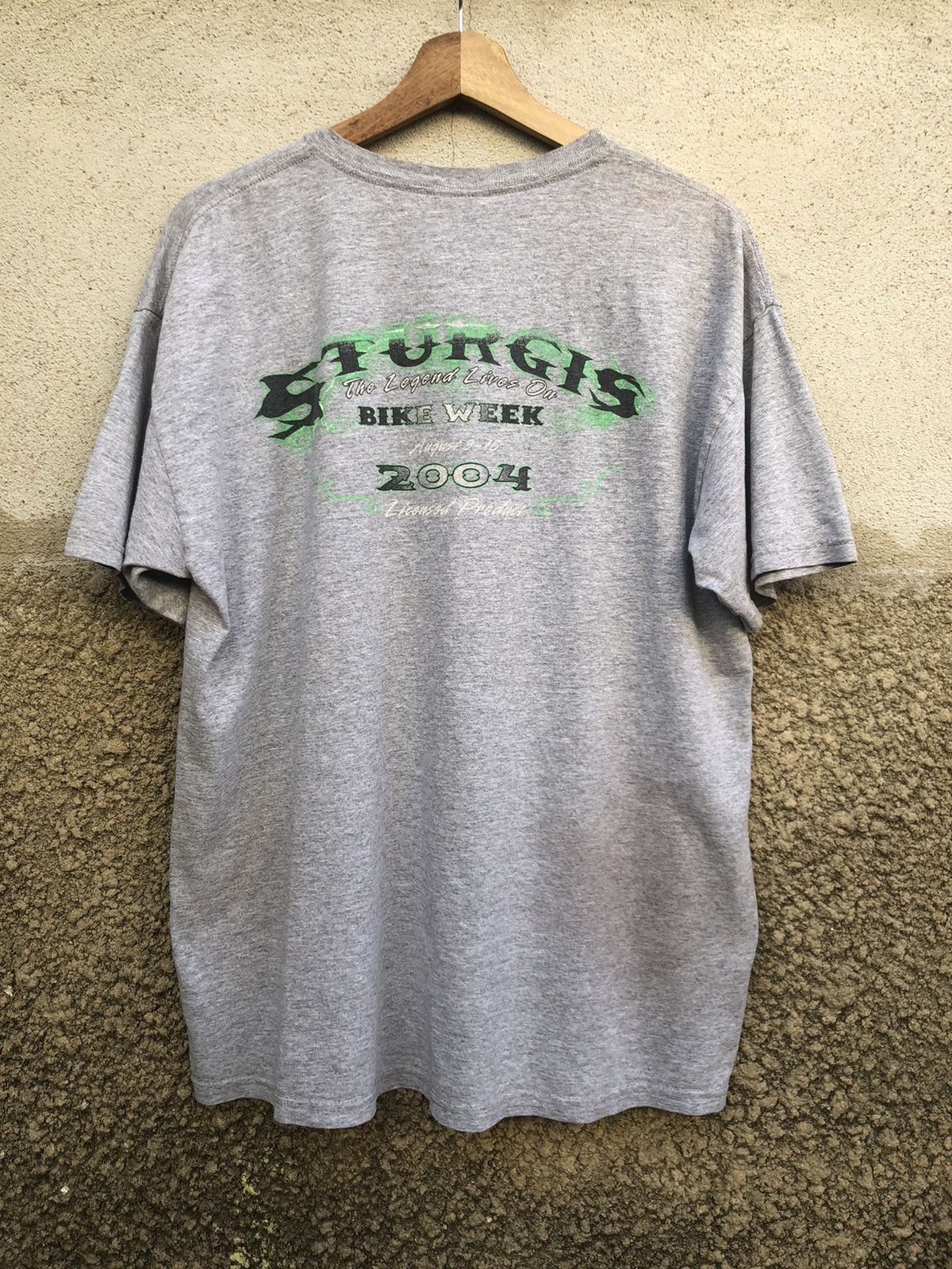 Harley Davidson × Vintage 2004 Vintage Sturgis Bike Week Tshirt Harley Davidson Size US L / EU 52-54 / 3 - 2 Thumbnail