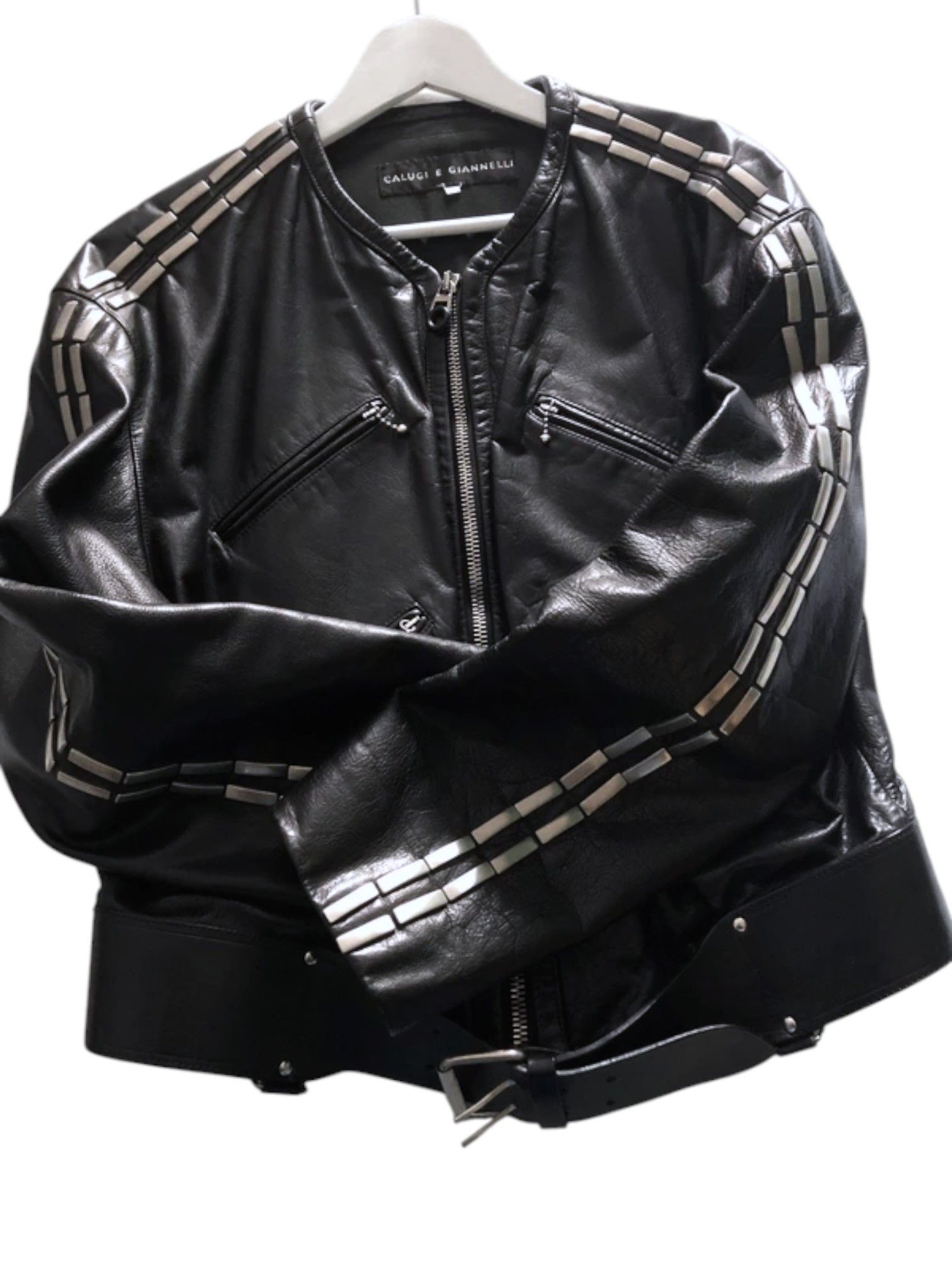 Calugi e Gianelli Calugi e Giannelli Italian Leather Moto Jacket Size US L / EU 52-54 / 3 - 1 Thumbnail
