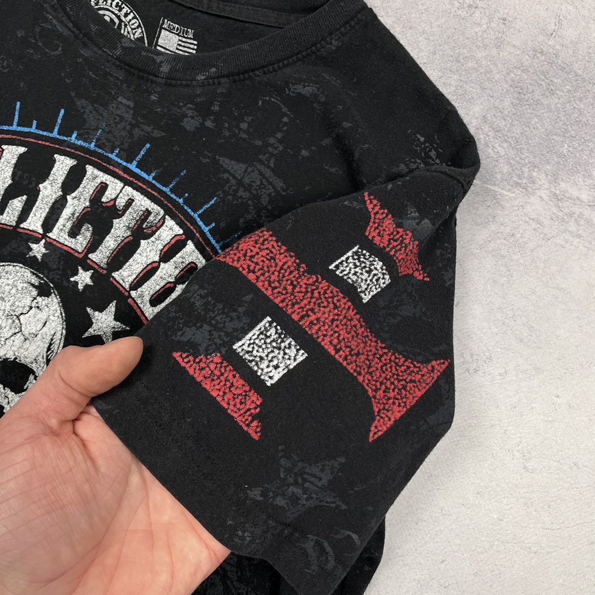 Affliction Vintage Affliction Y2K All Over Print Skulls T Shirt 00’s Size US M / EU 48-50 / 2 - 12 Thumbnail