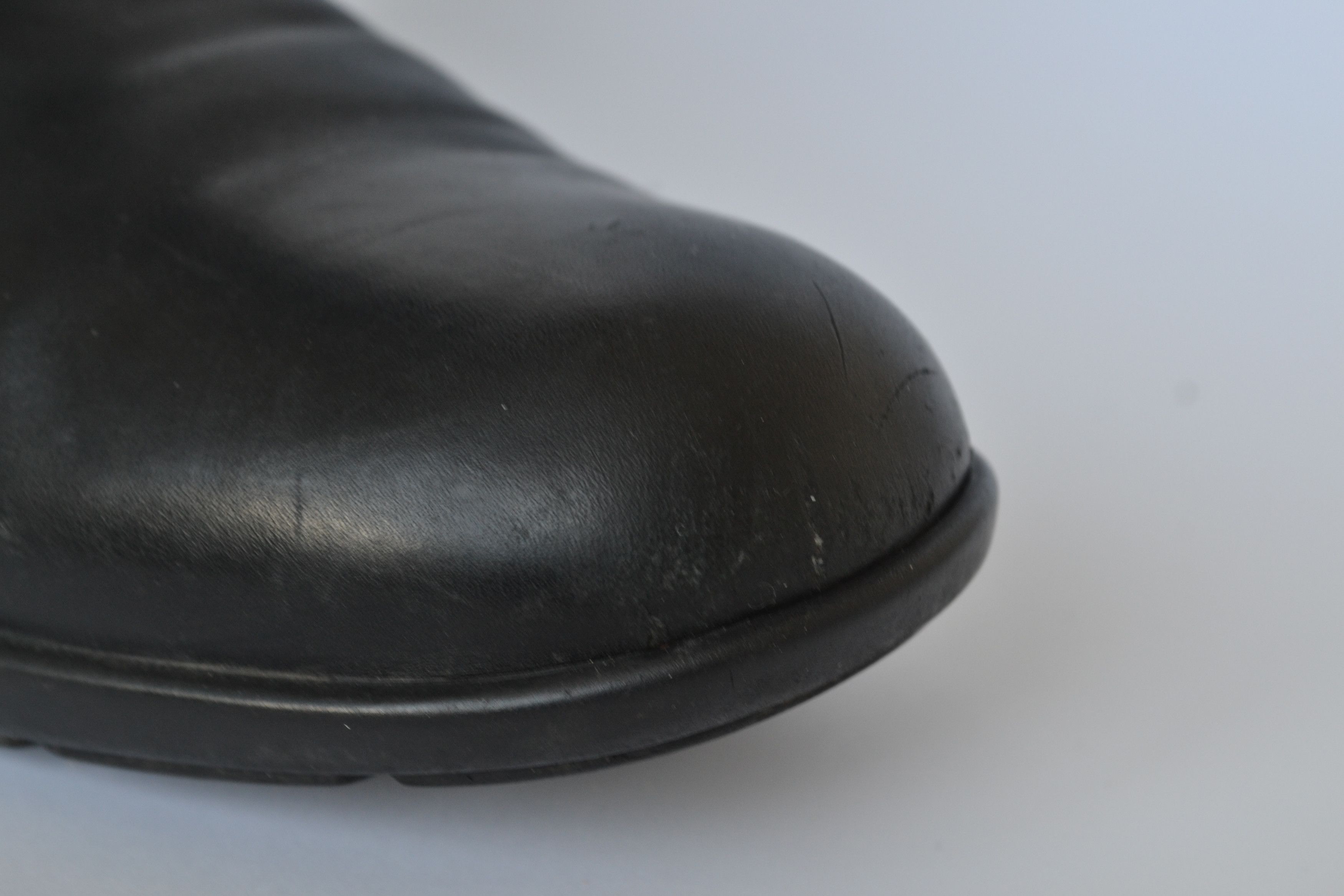 Prada PRADA Boots Leather Black Zip Logo 1999 Vintage Size 41 Size US 11 / IT 41 - 10 Thumbnail