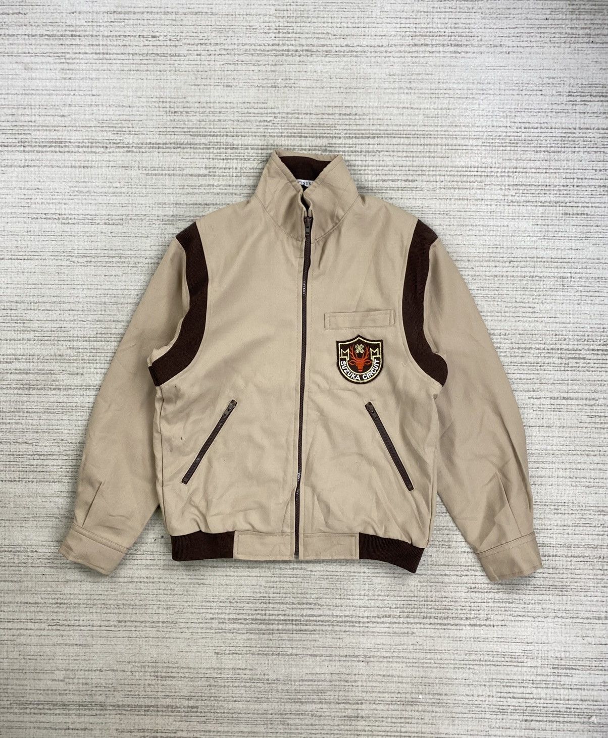 Japanese Brand × Vintage Vintage 90s Suzuka Circuit Japan Zipper Jacket Size US M / EU 48-50 / 2 - 1 Thumbnail
