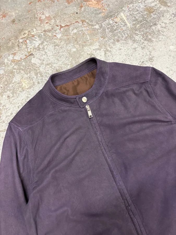 Rick Owens Rick Owens Purple Suede Leather Jacket Size US M / EU 48-50 / 2 - 5 Thumbnail