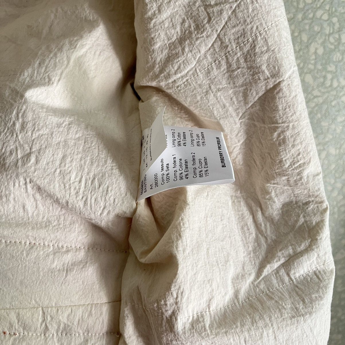 Burberry × Burberry Prorsum Roberto Menichetti AW99 Iridescent Silk Jacket Size M / US 6-8 / IT 42-44 - 10 Thumbnail