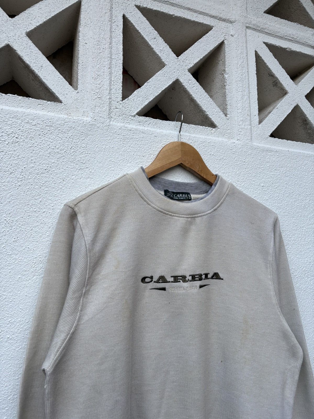 Japanese Brand Vintage 90s Sports Embroidered Carbia Big Logo Sweatshirt Size US M / EU 48-50 / 2 - 3 Thumbnail